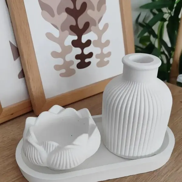 El Yapımı, Dekoratif Vintage Vazo Set 3 Parça