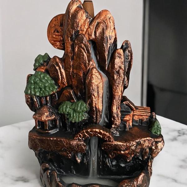 El Yapımı Mistik Dağ Şelale Geri Akış Tütsülük